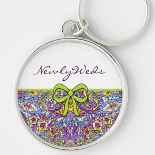 Vintage Paisley Key Ring