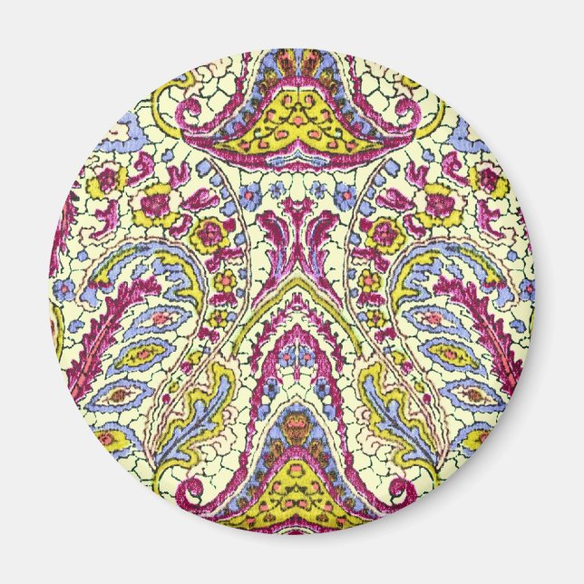 Vintage Paisley Magnet (Front)