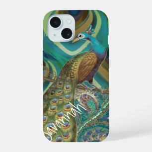 Vintage Paisley Peacock Feathers iPhone 5 15 Case