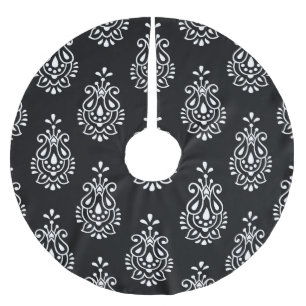 Vintage paisley, seamless elegant pattern. brushed polyester tree skirt