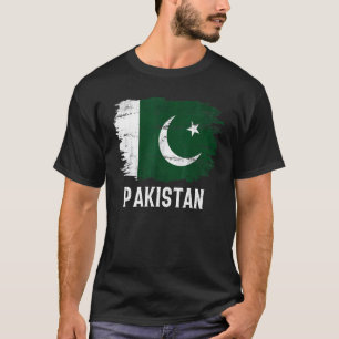 Vintage Pakistan Flag For PAKISTANI T-Shirt