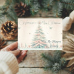 Vintage pale Merry Christmas personalized greeting Card<br><div class="desc">Embrace the timeless charm of the season with our Vintage Pale Merry Christmas Personalized Greeting Card. This beautifully designed card exudes a sense of nostalgia, featuring delicate hues and classic motifs that capture the essence of a bygone era. Personalize it with your own heartfelt message, making it an exquisite keepsake...</div>