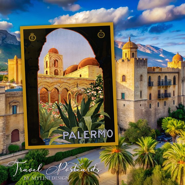 Vintage Palermo Italy Travel Postcard (Creator Uploaded)