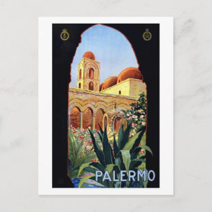 Vintage Palermo Sicilia Postcard