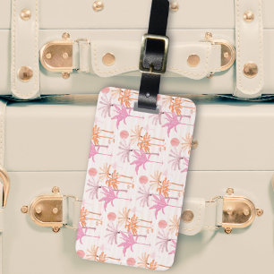 Vintage Palm Tree Luggage Tag