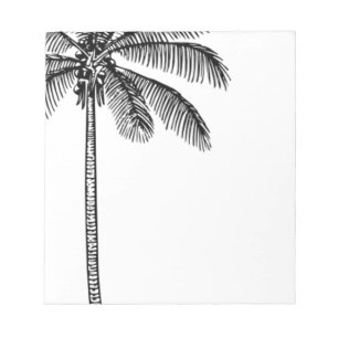 Vintage Palm Tree Notepad