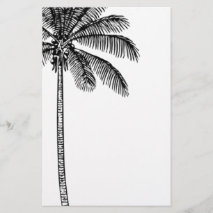 Vintage Palm Tree Stationery