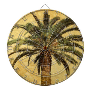 Vintage Palm Tree - Tropical Customised Template Dartboard