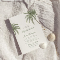 Vintage Palm Tree Wedding