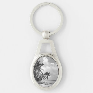 Vintage Palm Trees Key Ring