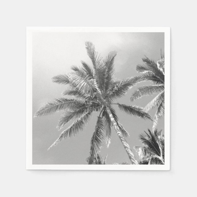 Vintage Palm Trees Napkin (Front)