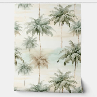 Vintage Palm Trees  Wallpaper