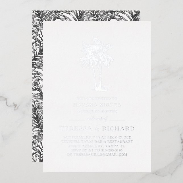 Vintage Palms | Havana Nights Couples Shower (Front/Back)