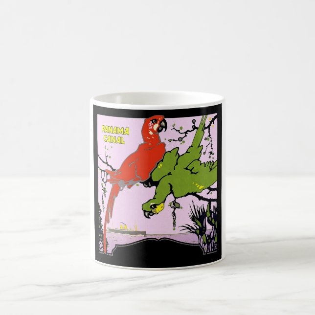 Vintage Panama Canal Coffee Mug (Center)