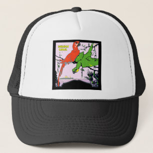 Vintage Panama Canal Travel Trucker Hat