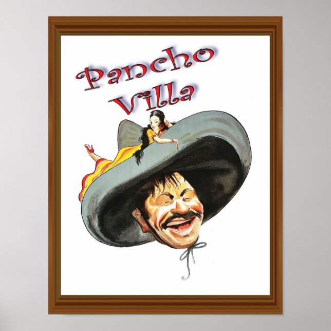 Vintage Pancho Villa Poster (Front)