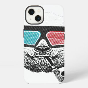Vintage panda 3-D glasses iPhone 13 Case
