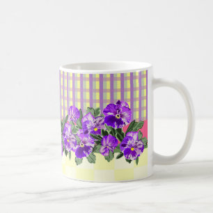 Vintage Pansy Coffee Mug
