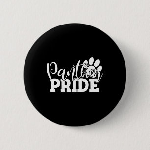Vintage Panthers School Sports Name Spirit Go Back 6 Cm Round Badge