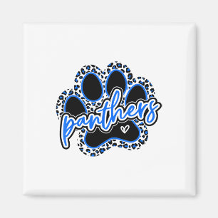Vintage Panthers School Sports Name Spirit Go Ck T Magnet