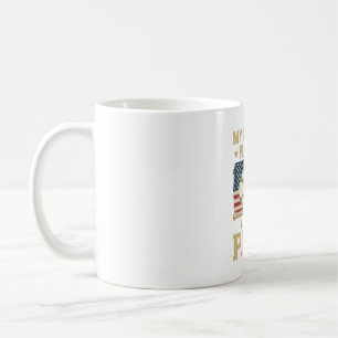 Vintage Papa Baseball Softball Players Shirt Desig Coffee Mug