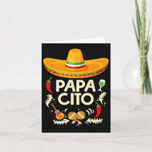 Vintage Papa Cito Cinco De Mayo Mexican Party1 Card