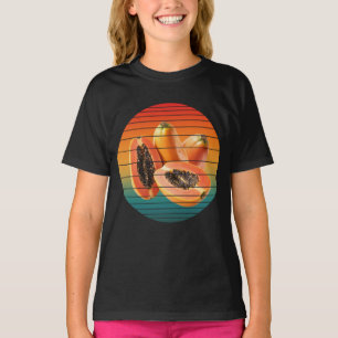 Vintage papaya fruits heathy food vegan T-Shirt