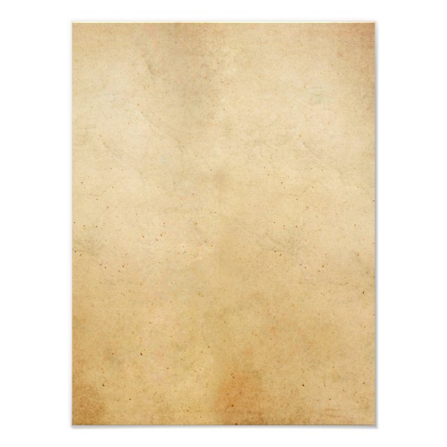 Vintage Paper Antique Gold Parchment Background Photo Print (Front)
