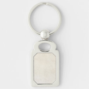 Vintage Paper Antique Ivory Parchment Background Key Ring