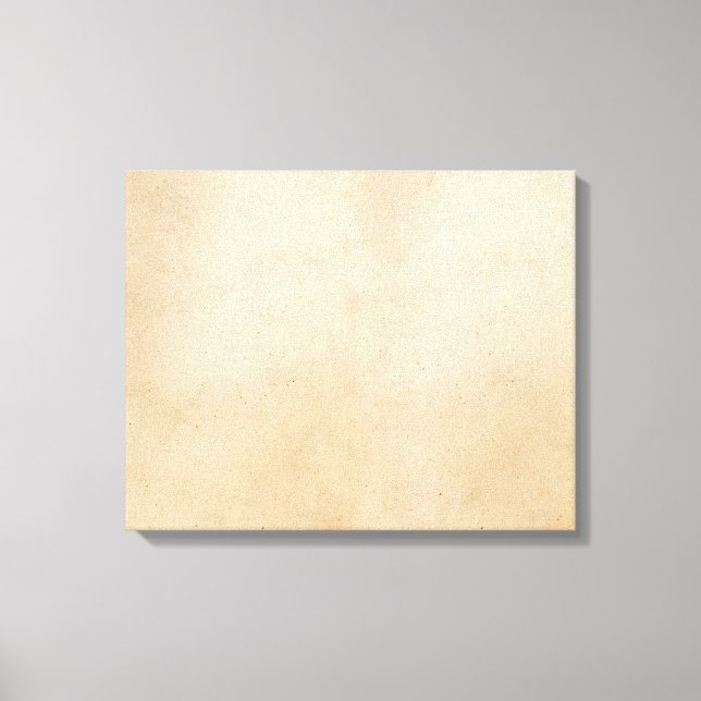 Vintage Paper Antique Parchment Template Blank Canvas Print (Front)