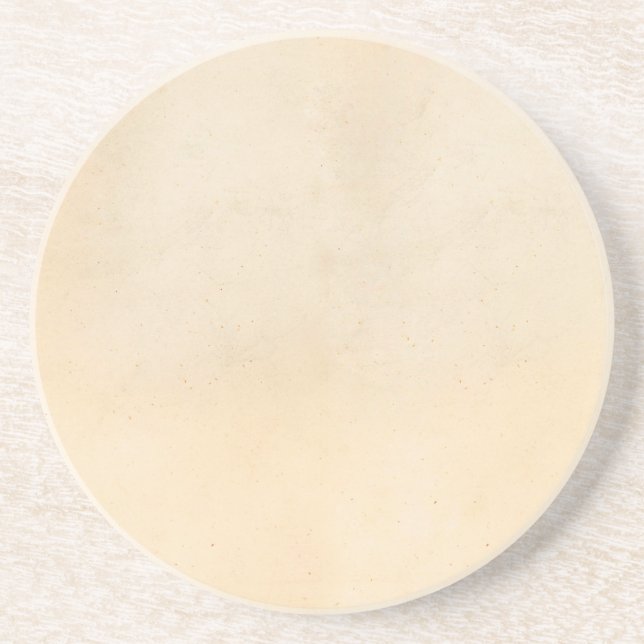 Vintage Paper Antique Parchment Template Blank Coaster (Front)