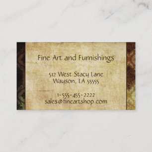 Vintage Paper Browns Business Card