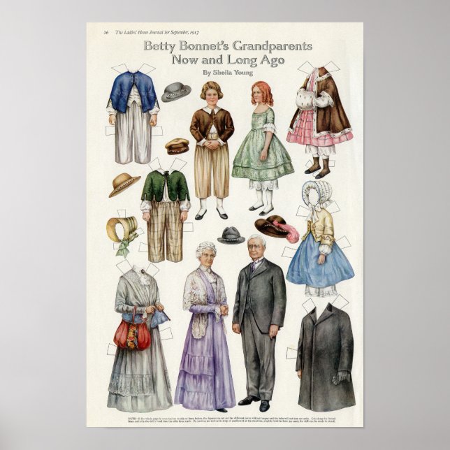 Vintage Paper Doll  Poster (Front)