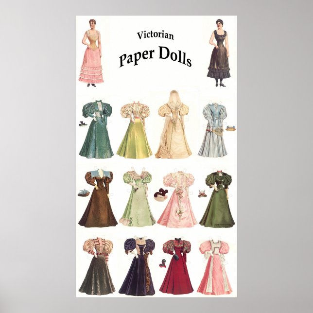 Vintage Paper Dolls, 2 of 2 Poster (Front)
