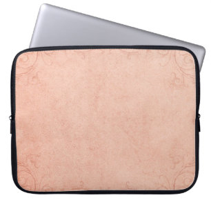 Vintage paper frame ornament laptop sleeve