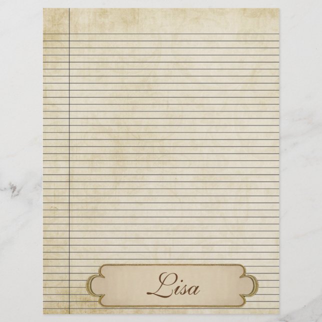 Vintage Paper Lines 2 (Front)