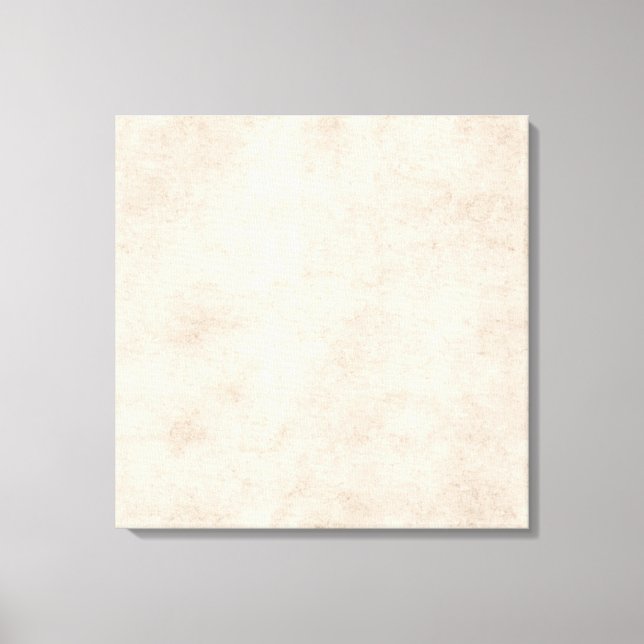Vintage Paper Parchment Paper Template Blank Canvas Print (Front)