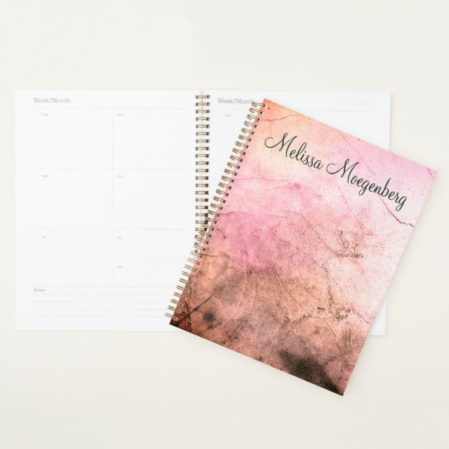 "Vintage Paper" Personalised Planner (Display)