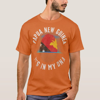 Vintage Papua New Guinea Flag  It Is In My DNA  T-Shirt