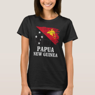 Vintage Papua New Guinea Flag   T-Shirt