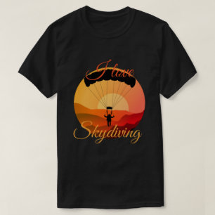 Vintage parachute skydiving lover gift T-Shirt