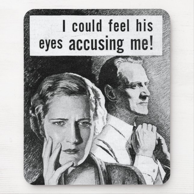 Vintage Paranoia Mouse Mat (Front)