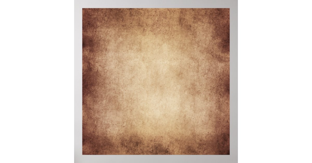 Vintage Parchment Antique Paper Background Custom Poster Zazzle