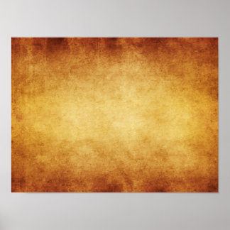 Vintage Parchment Antique Paper Background Custom Poster