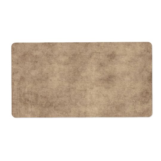 Vintage Parchment Antique Paper Background Custom Shipping Label
