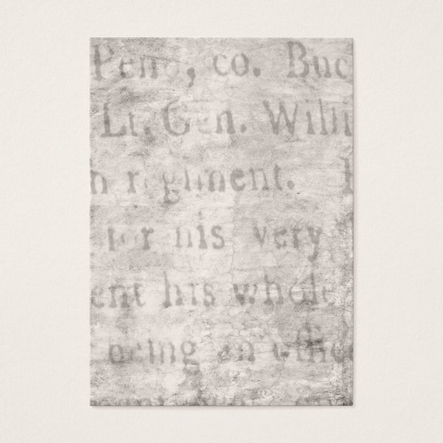 Vintage Parchment Antique Text Template Blank (Front)
