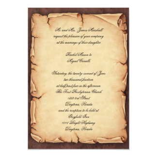 Parchment Paper Wedding Invitations 8