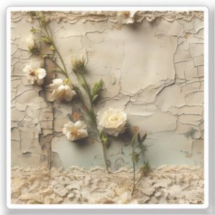 Vintage Parchment Love Letter with Flowers (3)