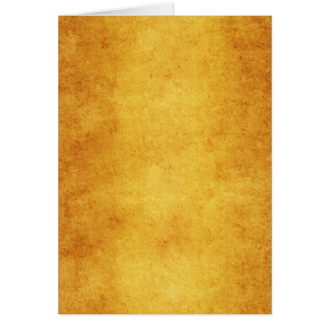 Vintage Parchment Orange Yellow Template Blank (Front)
