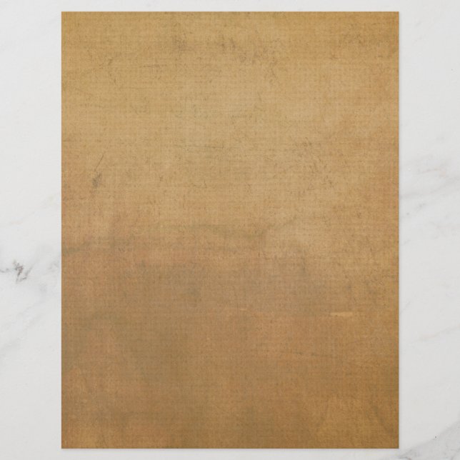 Vintage Parchment Style Scrapbook Paper (Front)